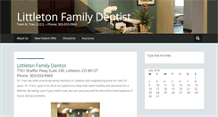 Desktop Screenshot of littletonfamilydentist.com